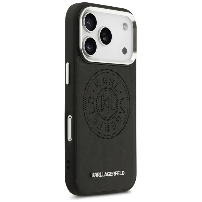 Karl Lagerfeld Point & Metal Logo MagSafe Case за iPhone 17