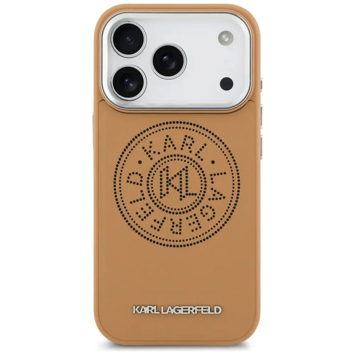 Karl Lagerfeld Point & Metal Logo MagSafe Case за iPhone 17