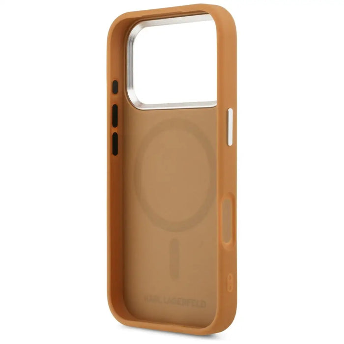 Karl Lagerfeld Point & Metal Logo MagSafe Case за iPhone 17