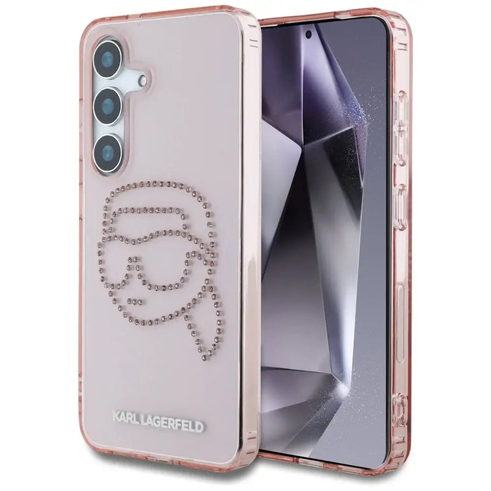 Karl Lagerfeld Rhinestones K. Head Logo Калъф за Samsung