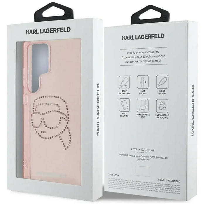 Karl Lagerfeld Rhinestones K. Head лого Samsung Galaxy S25