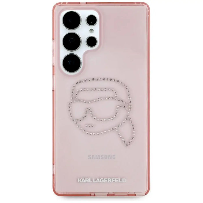Karl Lagerfeld Rhinestones K. Head лого Samsung Galaxy S25