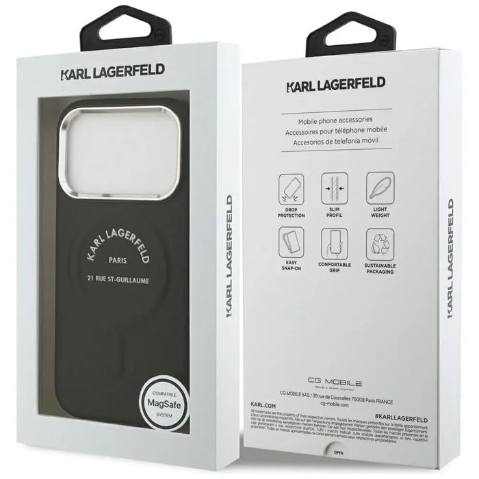 Karl Lagerfeld Karl RSG Logo MagSafe Case за iPhone 17 Pro