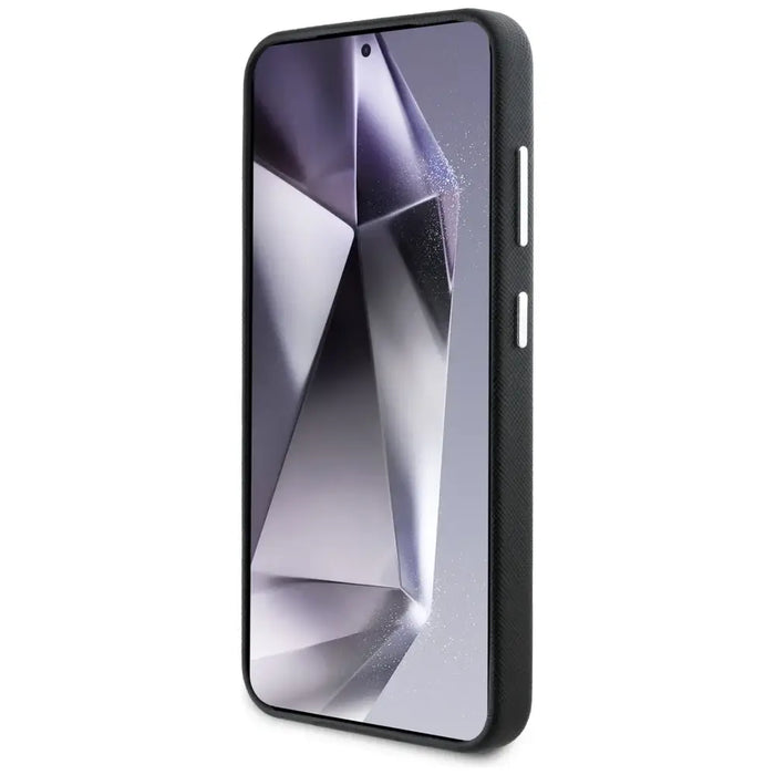 Karl Lagerfeld Saffiano Full Wrapped Elongated Metal Logo