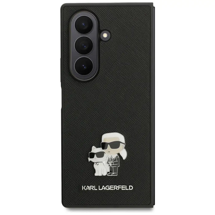 Karl Lagerfeld Saffiano Karl&Choupette Pin Case за Samsung