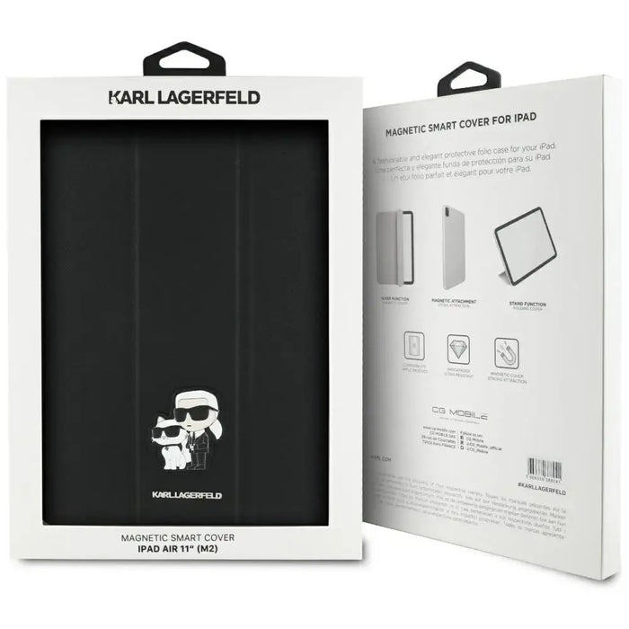 Karl Lagerfeld Saffiano Magnetic Karl & Choupette iPad Air
