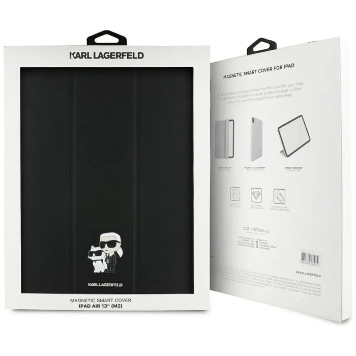 Karl Lagerfeld Saffiano Magnetic Karl & Choupette iPad Air