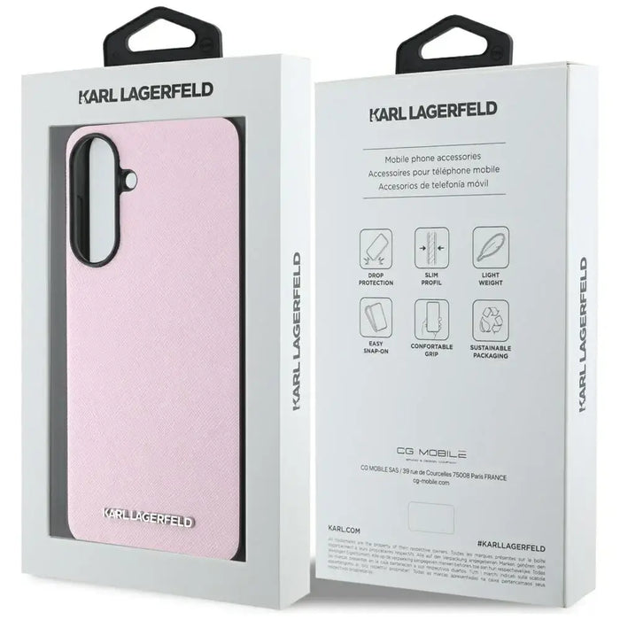 Karl Lagerfeld Saffiano Metal Logo Case за Samsung Galaxy