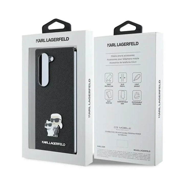 Karl Lagerfeld Saffiano Metal Pin Case за Samsung Galaxy Z