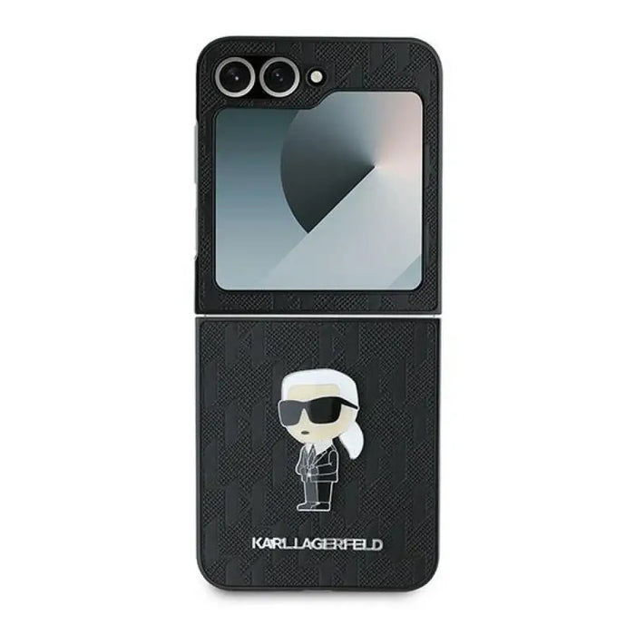 Karl Lagerfeld Saffiano Monogram Ikonik Pin Case за Samsung
