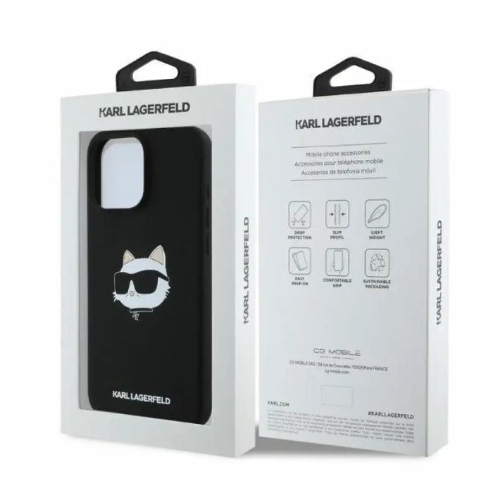 Karl Lagerfeld Silicone Choupette Head Print MagSafe калъф