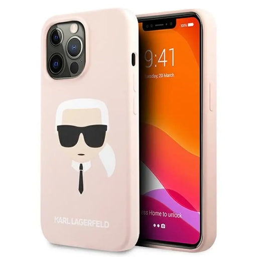 Karl Lagerfeld силиконов калъф Karl`s Head за iPhone 13 Pro