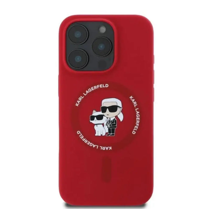 Karl Lagerfeld Силиконов калъф Karl&Choupette Heads Ring