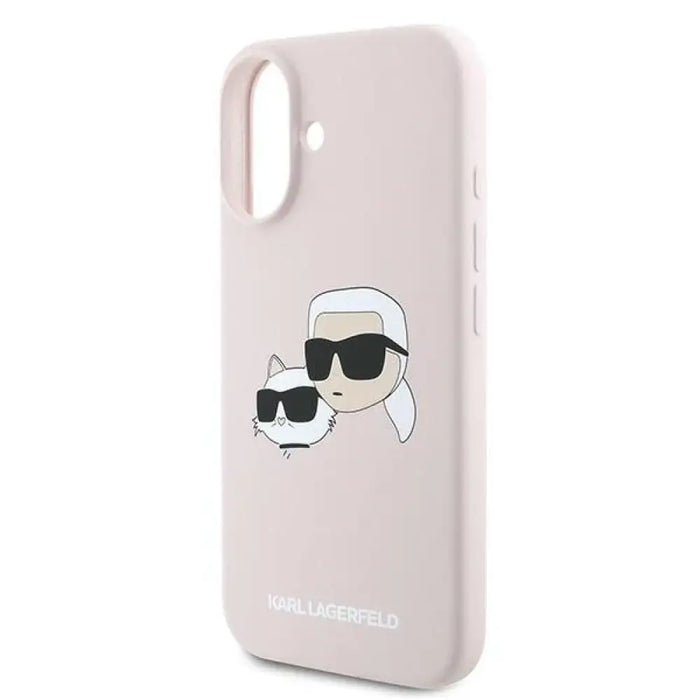 Karl Lagerfeld силиконов кейс Heads Print MagSafe за iPhone