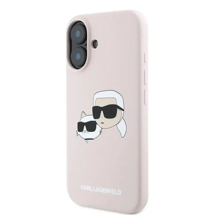 Karl Lagerfeld силиконов кейс Heads Print MagSafe за iPhone