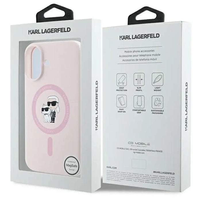 Karl Lagerfeld Силиконов Karl&Choupette Heads Ring MagSafe