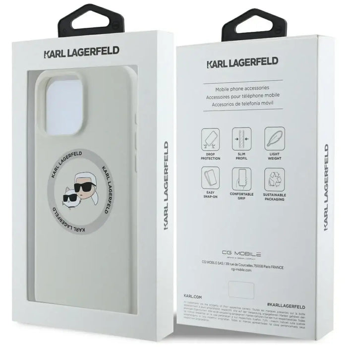 Karl Lagerfeld Силиконов калъф Double Heads And Circle