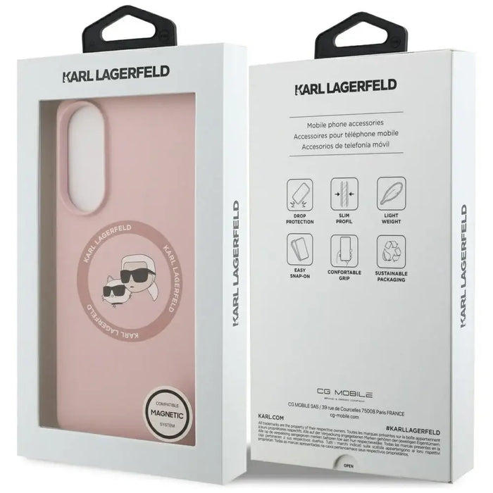 Karl Lagerfeld силиконов калъф Nauble Heads And Circle