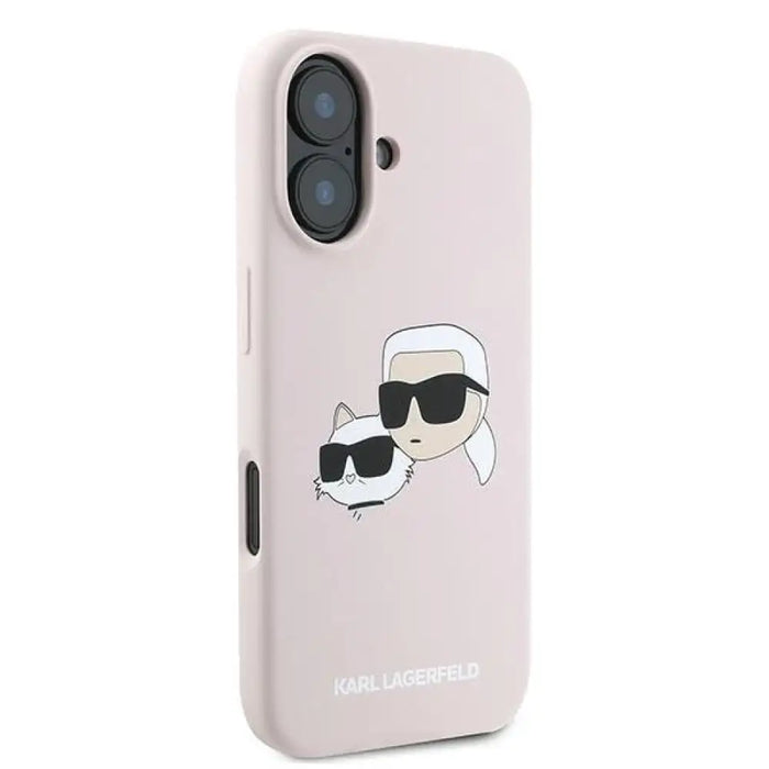 Karl Lagerfeld силиконов кейс Heads Print MagSafe за iPhone