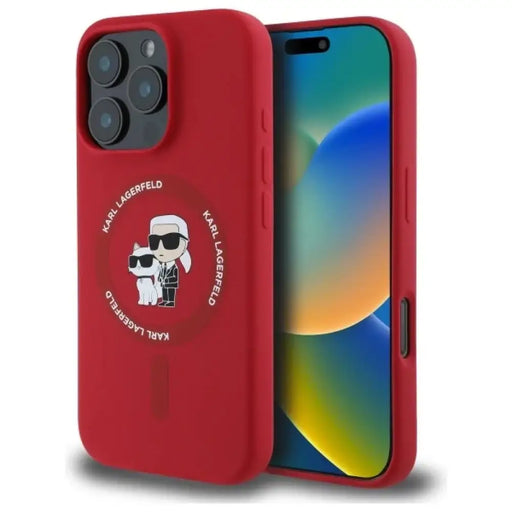 Karl Lagerfeld Силиконов Karl&Choupette Heads Ring MagSafe