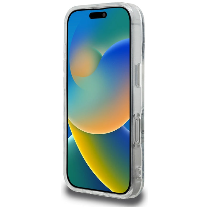 Karl Lagerfeld IML Multi K&C Head Pattern Case за iPhone 16 Pro - прозрачен