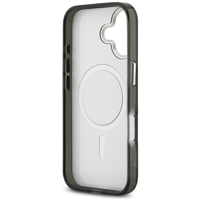 Кейс Karl Lagerfeld IML Aquarelle Karl & Logo MagSafe за iPhone 17 - черен