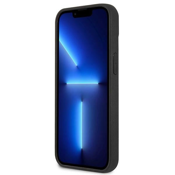 Кейс Karl Lagerfeld 3D с каучукова глава на Карл за iPhone 13 / 14 / 15 - черен