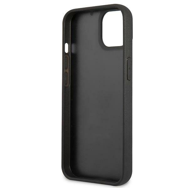 Кейс Karl Lagerfeld 3D с каучукова глава на Карл за iPhone 13 / 14 / 15 - черен