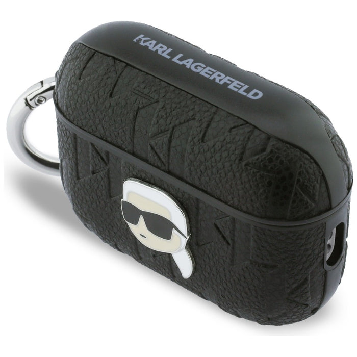 Калъф Karl Lagerfeld Monogram Karl Head за AirPods Pro 3 - черен