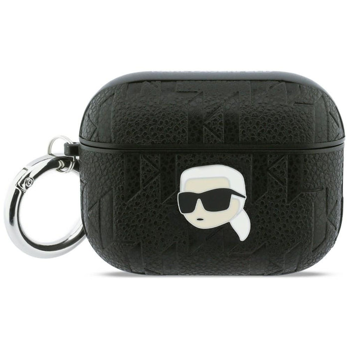 Калъф Karl Lagerfeld Monogram Karl Head за AirPods Pro 3 - черен