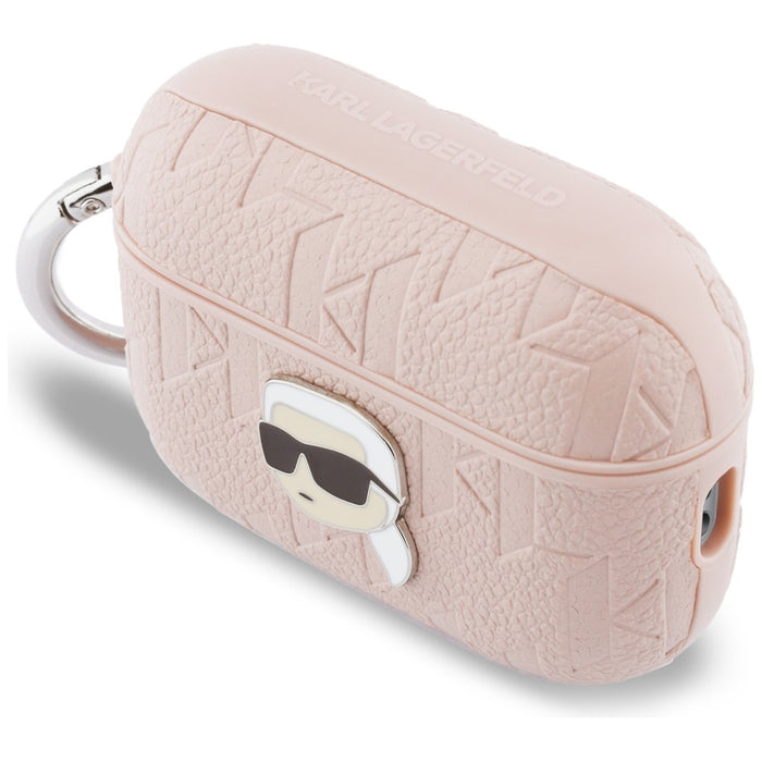Калъф Karl Lagerfeld Monogram Karl Head за AirPods Pro 3 - Розов
