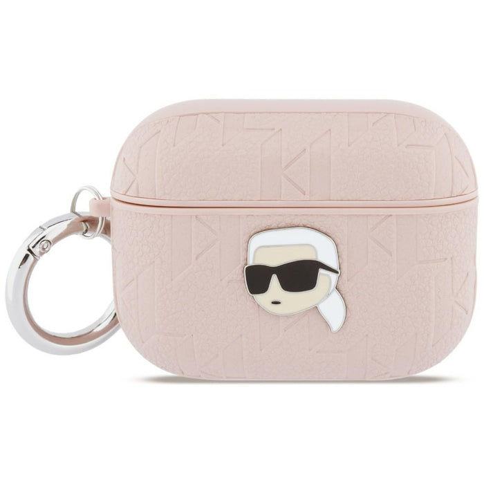 Калъф Karl Lagerfeld Monogram Karl Head за AirPods Pro 3 - Розов