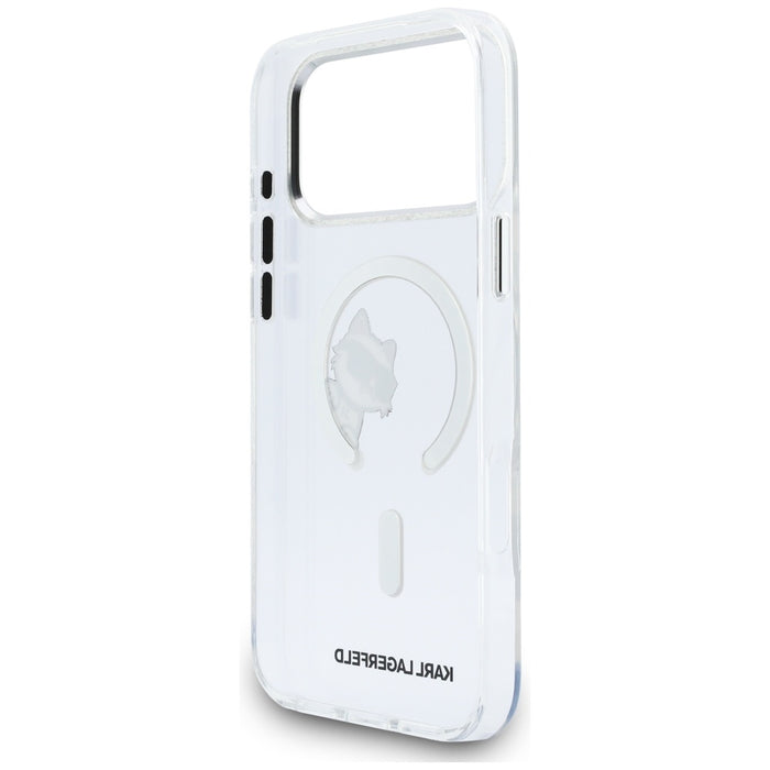 Кейс Karl Lagerfeld IML Peekaboo MagSafe за iPhone 17 Pro Max - прозрачен