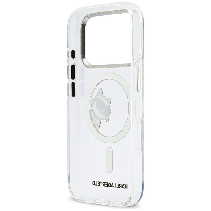 Кейс Karl Lagerfeld IML Peekaboo MagSafe за iPhone 17 Pro - прозрачен
