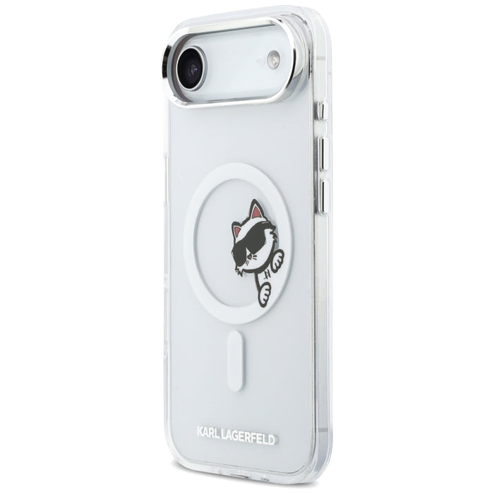 Кейс Karl Lagerfeld IML Peekaboo MagSafe за iPhone Air - прозрачен