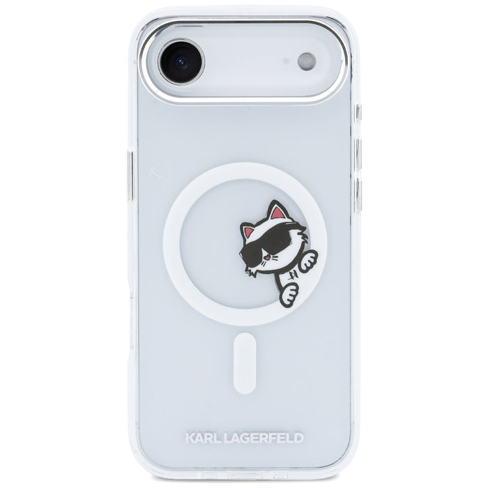 Кейс Karl Lagerfeld IML Peekaboo MagSafe за iPhone Air - прозрачен