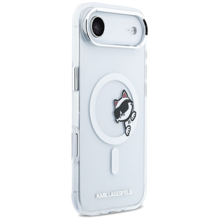 Кейс Karl Lagerfeld IML Peekaboo MagSafe за iPhone Air - прозрачен