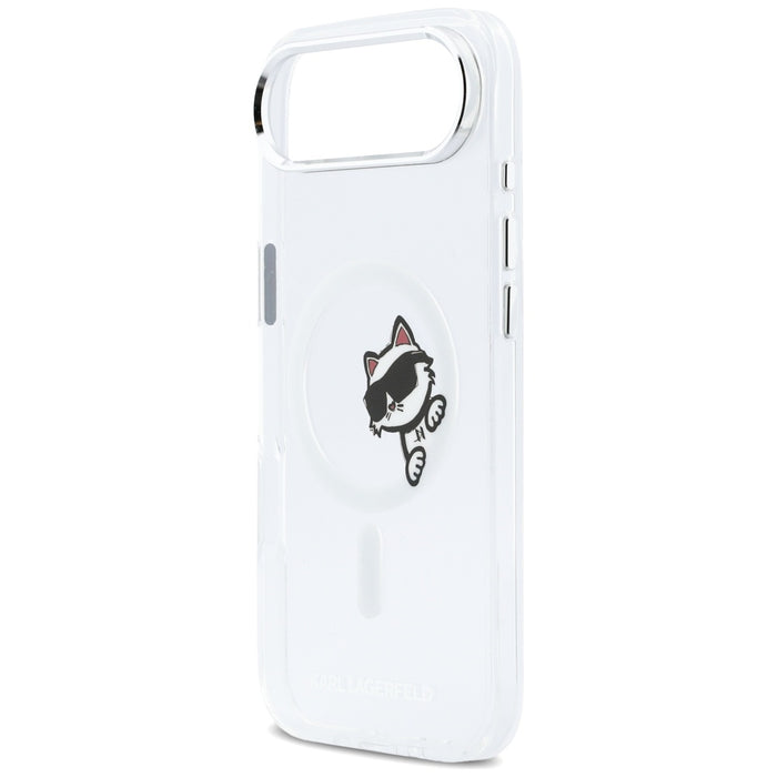 Кейс Karl Lagerfeld IML Peekaboo MagSafe за iPhone Air - прозрачен