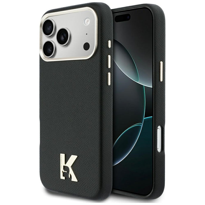 Кейс Karl Lagerfeld с лого на Karl Head за iPhone 17 Pro Max - черен