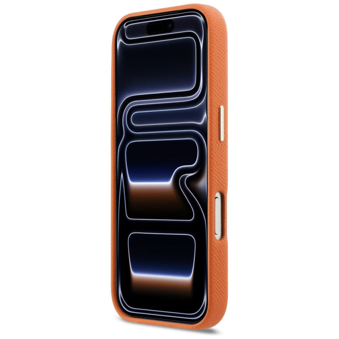 Кейс Karl Lagerfeld Karl Head Logo MagSafe за iPhone 17 Pro - оранжев