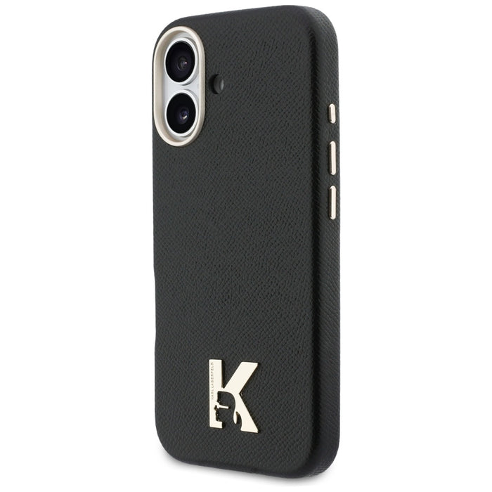 Кейс Karl Lagerfeld с лого на Karl Head за iPhone 17 - черен