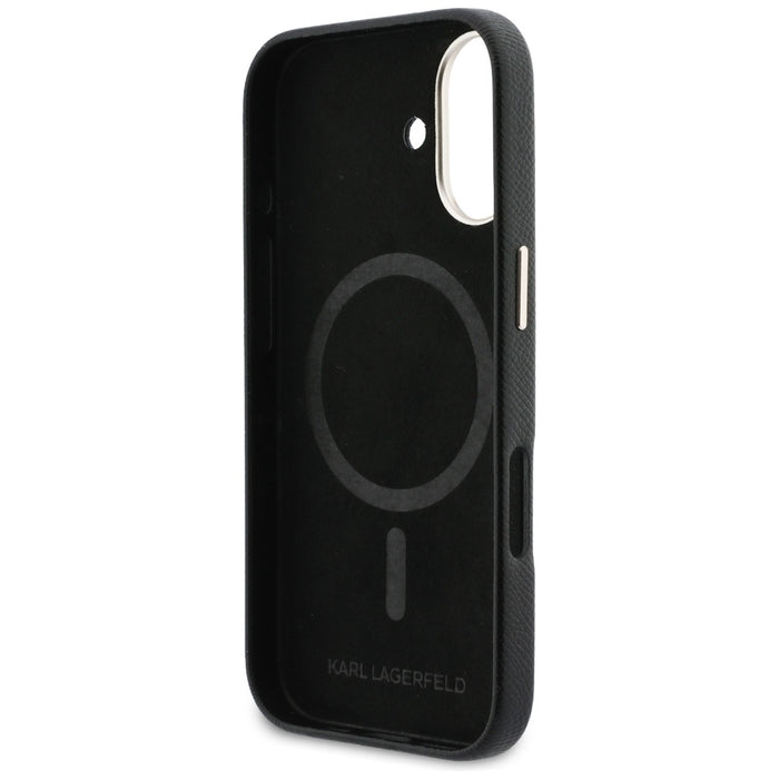 Кейс Karl Lagerfeld с лого на Karl Head за iPhone 17 - черен