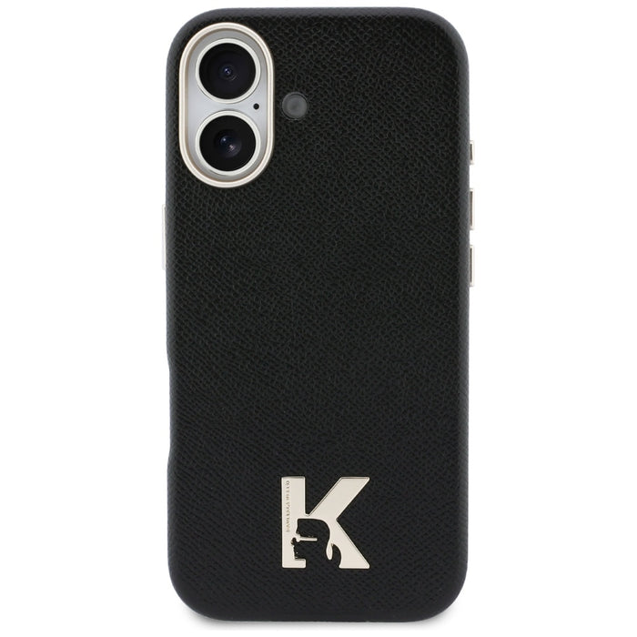 Кейс Karl Lagerfeld с лого на Karl Head за iPhone 17 - черен