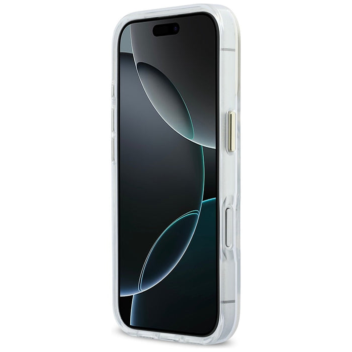 Кейс Karl Lagerfeld IML Choupettes с лого на Karl Script за iPhone 17 Pro Max - прозрачен