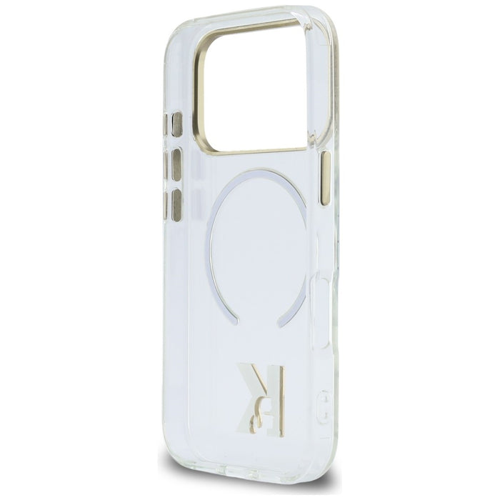 Кейс Karl Lagerfeld IML K Head Logo MagSafe за iPhone 17 Pro - прозрачен