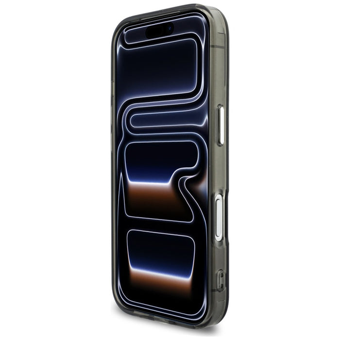 Кейс Karl Lagerfeld IML KL Script Logo MagSafe за iPhone 17 Pro - черен