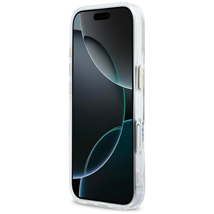 Кейс Karl Lagerfeld IML KL Script Logo MagSafe за iPhone 17 - прозрачен