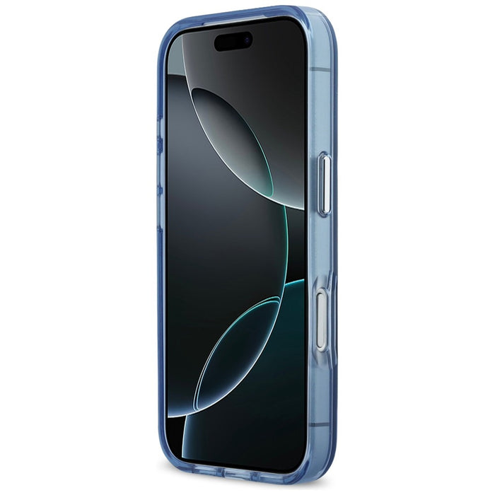 Кейс Karl Lagerfeld Karl & Choupette Back MagSafe за iPhone 17 Pro Max - син