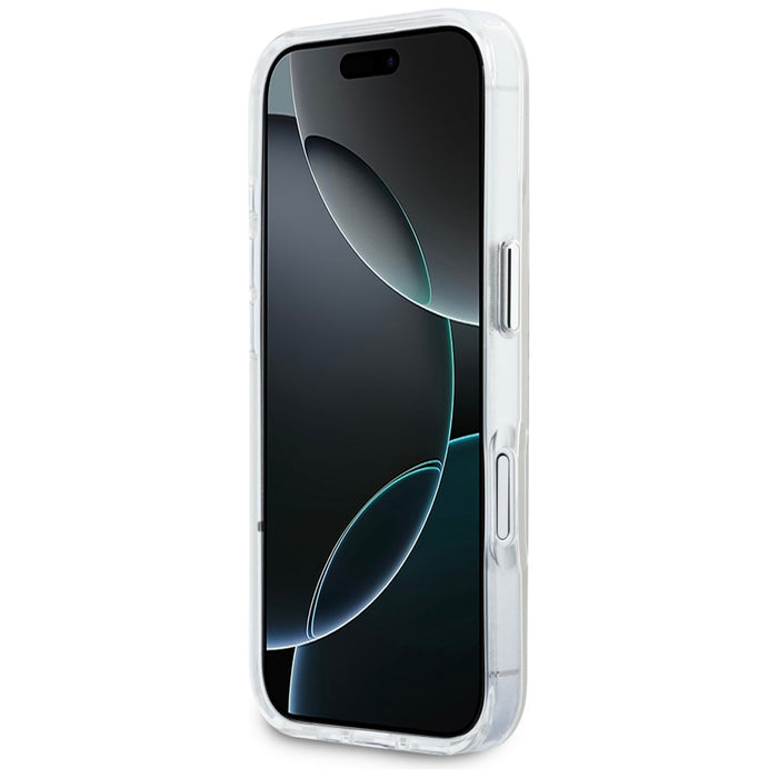 Кейс Karl Lagerfeld Karl & Choupette Back MagSafe за iPhone 17 - прозрачен
