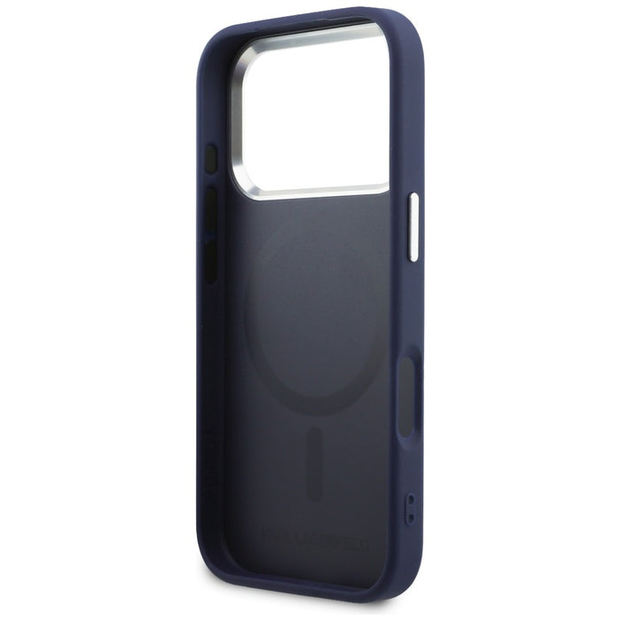 Кейс Karl Lagerfeld Karl RSG Logo MagSafe за iPhone 17 Pro - син